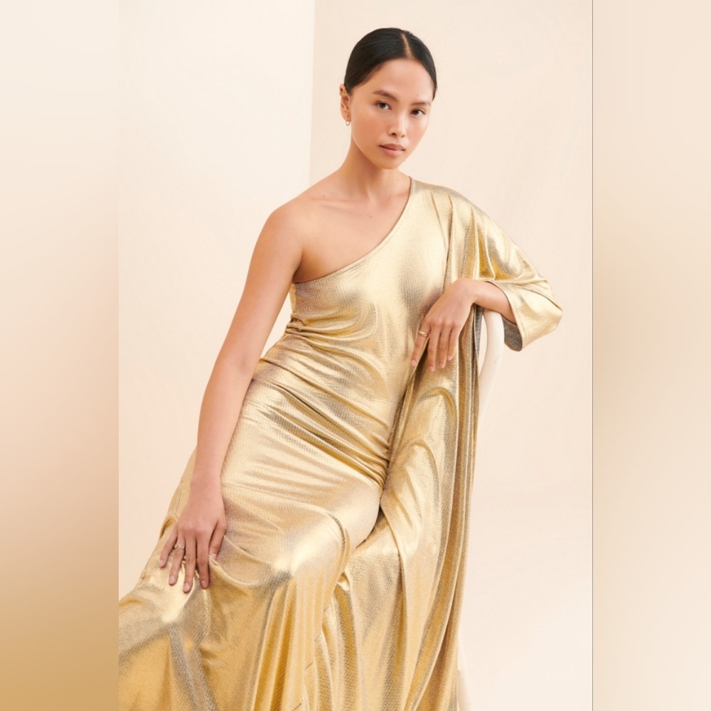 Ripley Rader Throwback Metallic Gown - Picture 7 of 7